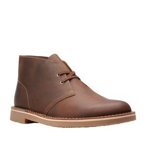 Clarks Men’s Bushacre 3 block heel chukka boots